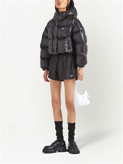 prada daunenjacke|prada nylon jacket women's.